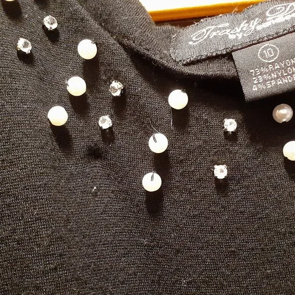 SUPER RARE TRASHY DIVA LORELEI RHINESTONE DRESS USED 10 1940S PINUP VINTAGE GLAM - Picture 5 of 13